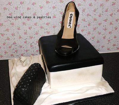 chanel theme shoe n bag - Cake by Doyin