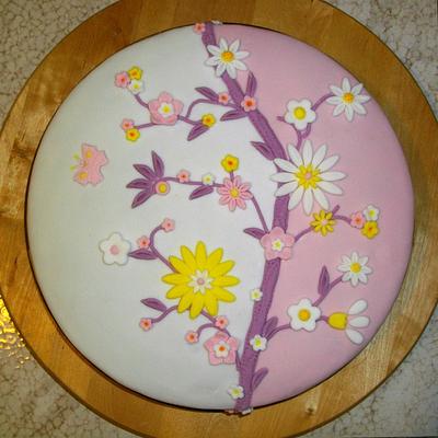 Spring flower cake - Cake by My Sweet World_Elena