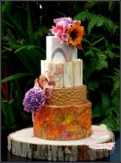 Autumn wedding cake - Cake by Jo Finlayson (Jo Takes the Cake)