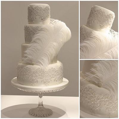 Great Gatsby Wedding Cake - Cake by TiersandTiaras