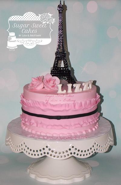 Paris Sweet 16 - Cake by Sugar Sweet Cakes