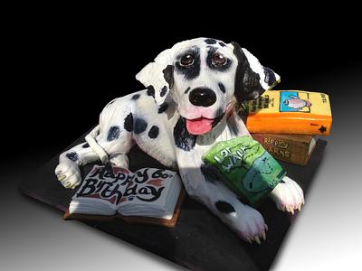 Dalmation Puppy - Cake by Caking it.