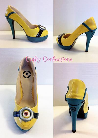 Minion shoe - just for fun! - Cake by Craftyconfections