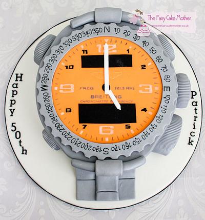 Breitling Watch Cake - Cake by The Fairy Cake Mother
