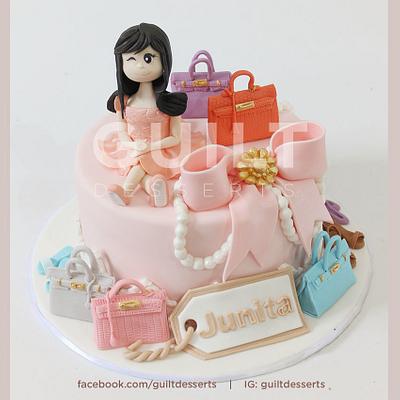 Just being a Girl - Cake by Guilt Desserts