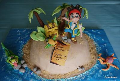Jake and the neverland pirates.. - Cake by marja