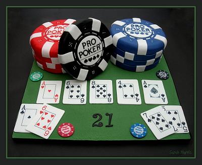 Poker Chips - Cake by sarah