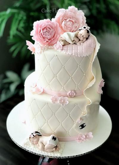 Baby shower  - Cake by Inds