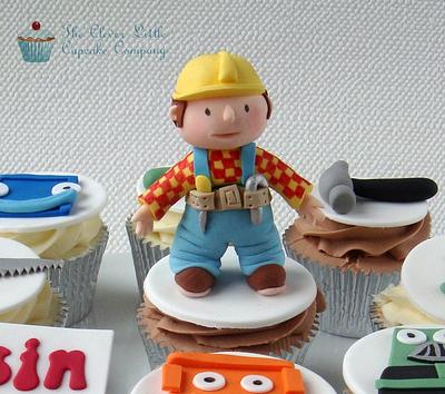 Bob the Builder Cupcakes - Cake by Amanda’s Little Cake Boutique