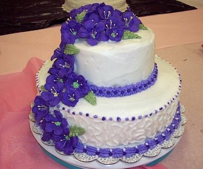 Blue Fantasy - Cake by Debbie