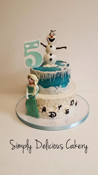 Frozen  - Cake by Simply Delicious Cakery