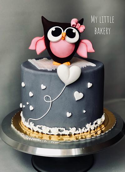 Owl cake  - Cake by Sandra Draskovic