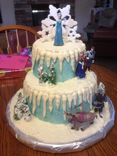 Frozen - Cake by Laurie