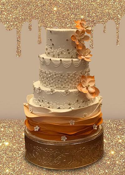 Ivory Round Tiers - Cake by MsTreatz