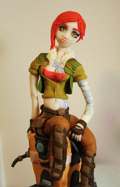 Lilith and Claptrap, Borderlands cake topper - Cake by Miranda