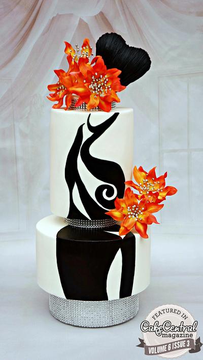 Cake Central Magazine - Fantasy Flowers  - Cake by Sweet Surprizes 