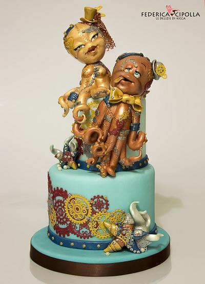 Wedding steampunk - Cake by  Le delizie di Kicca
