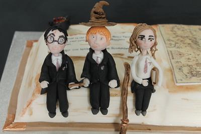 Harry Potter Book cake! - Cake by Sue