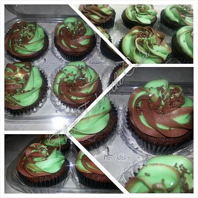 CHOC MINT CUPCAKES - Cake by Tasneem Latif (That Takes the Cake)