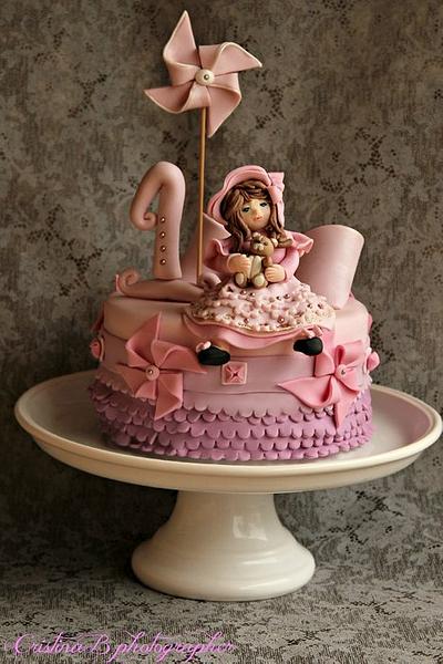 1 year doll B-day cake - Cake by La Belle Aurore