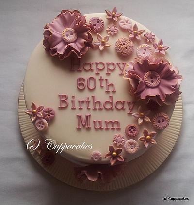 Pink Vintage Cake - Cake by Cuppacakes