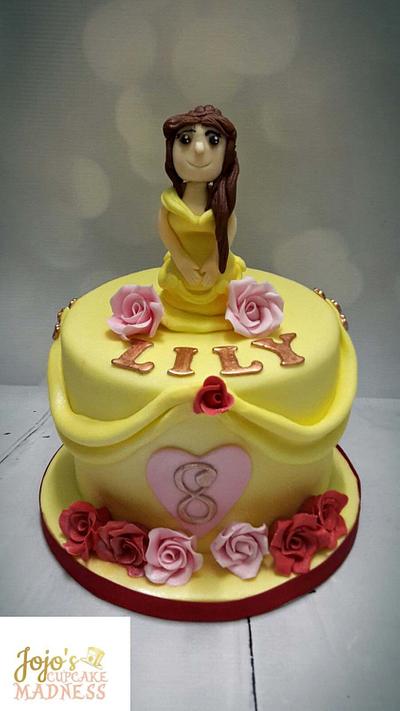 Princess Belle Cake - Cake by JojosCupcakeMadness