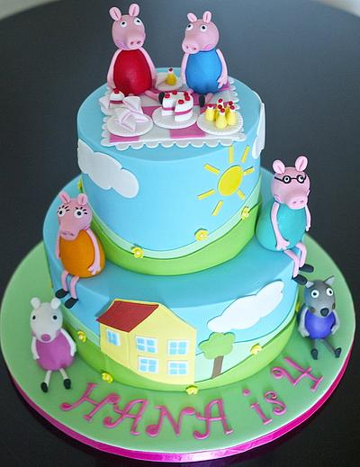 Peppa Pig and friends - Cake by Partymatecakes 