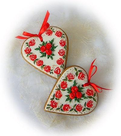 Valentines Cookies - Cake by Bożena