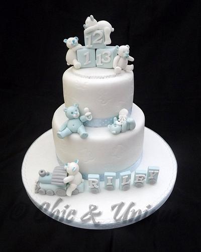 Teddy Bear's Christening. - Cake by Sharon Young