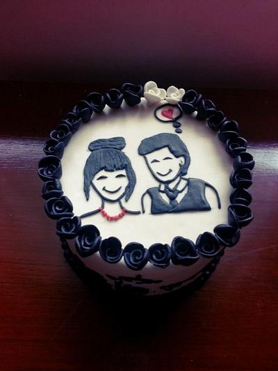 Cute Couple - Cake by PatisseriePassion