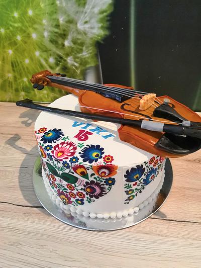Violin cake - Cake by mARTa77