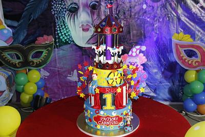 Circus / Carnival themed cake - Cake by Riya