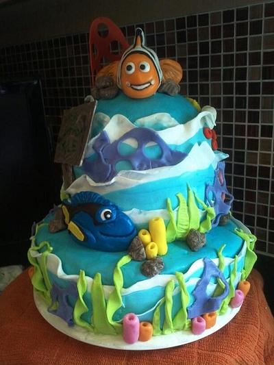 Nemo birthday cakewhile - Cake by Kim