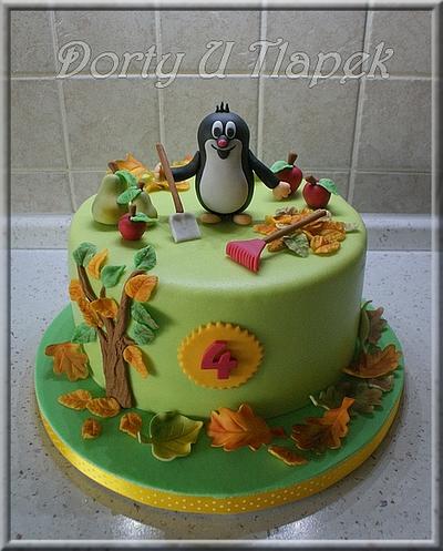 Krteček a podzim - Cake by DortyUTlapek