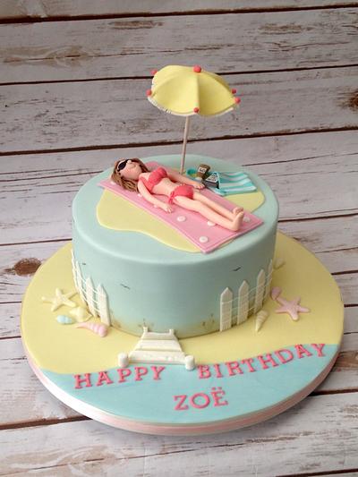 Dreaming of Summer - Cake by The Cake Bank 