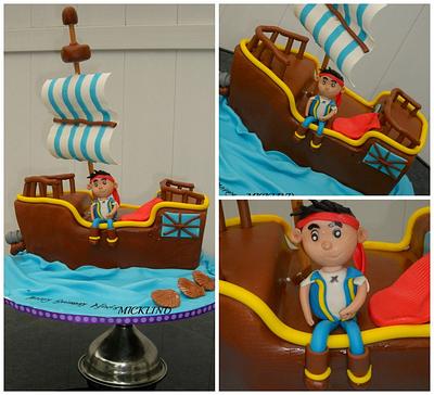 JAKE AND THE NEVERLAND PIRATE SHIP - Cake by Linda