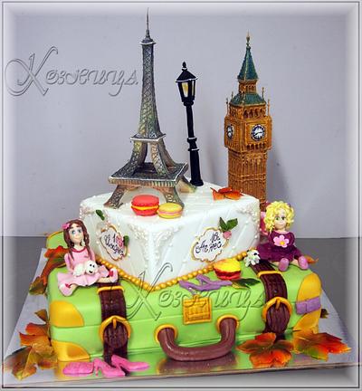 Love to Travel - Cake by Koznitsa Cakes