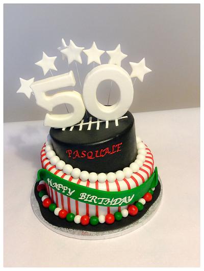 Fiftieth birthday cake - Cake by donatellacakes72