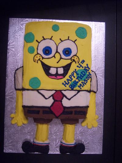 spongebob, all buttercream! - Cake by sweettooth