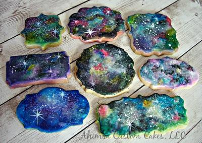 Galaxy cookies  - Cake by Ahimsa