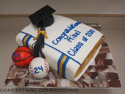Graduation Book - Cake by Jessica