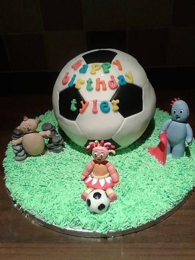 In the night garden football - Cake by Lou Lou's Cakes