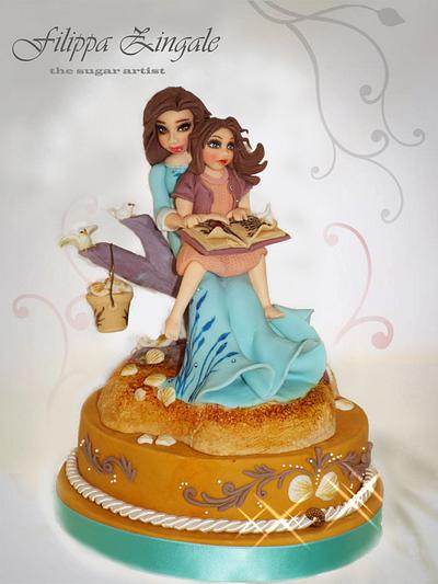 mother and daughter - Cake by filippa zingale