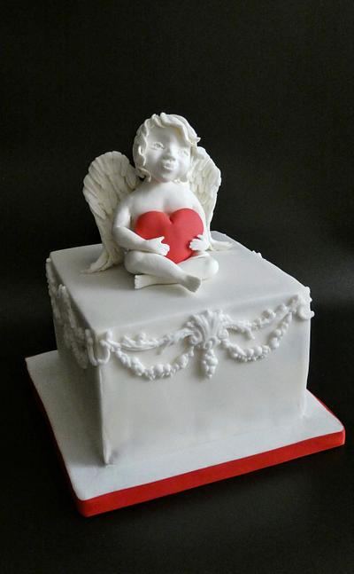 Valentine cake  - Cake by Olina Wolfs