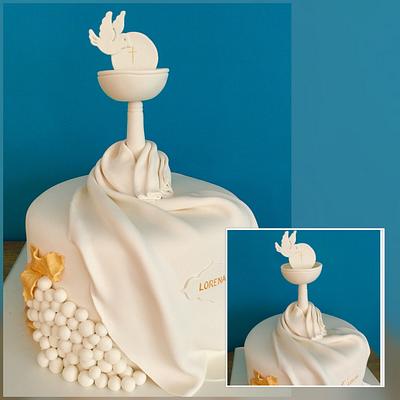 First communion  - Cake by Dolce Follia-cake design (Suzy)