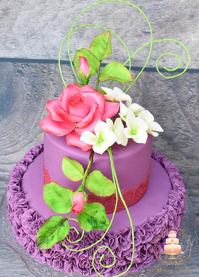 Flowers birthday cake - Cake by Benny's cakes