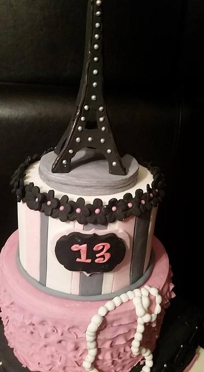 Paris themed party - Cake by JACKIE