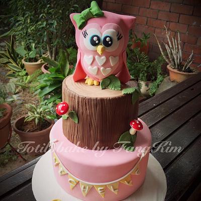 Owl Cake - Cake by FangKim