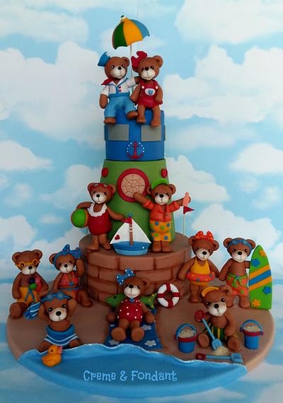 Family summer day - Cake by Creme & Fondant