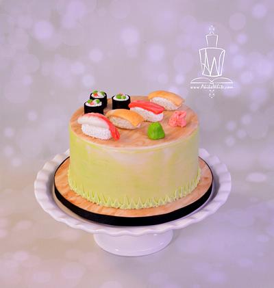 Simple Sushi Cake - Cake by Akiko White 